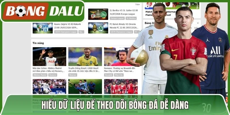 Hiểu dữ liệu để theo dõi bóng đá dễ dàng